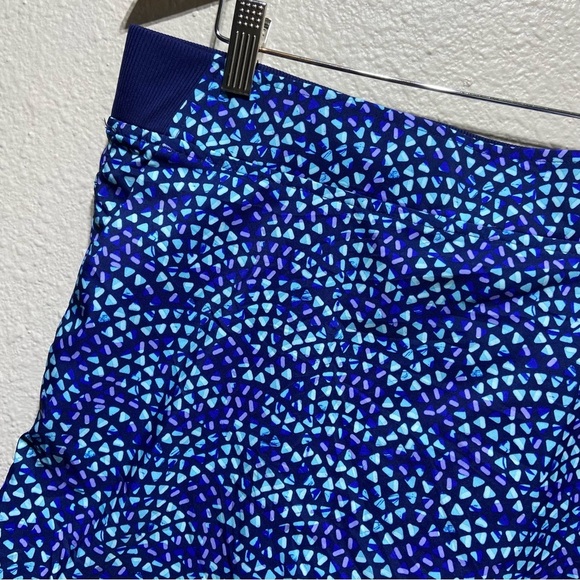 Cypress Club Blue Geometric Golf Skort Size Large - Picture 2 of 10